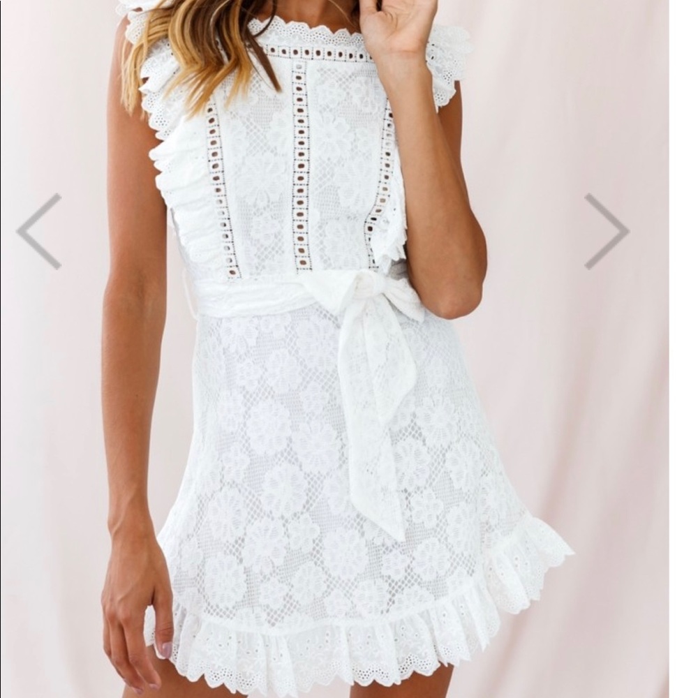 NWT Pink Lily frill dress